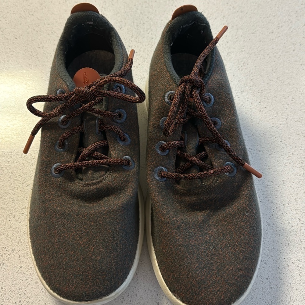 🍍 Allbirds Men’s  Wool Runner-Up Mizzles Size W9 Terra White🍍SIZE 11